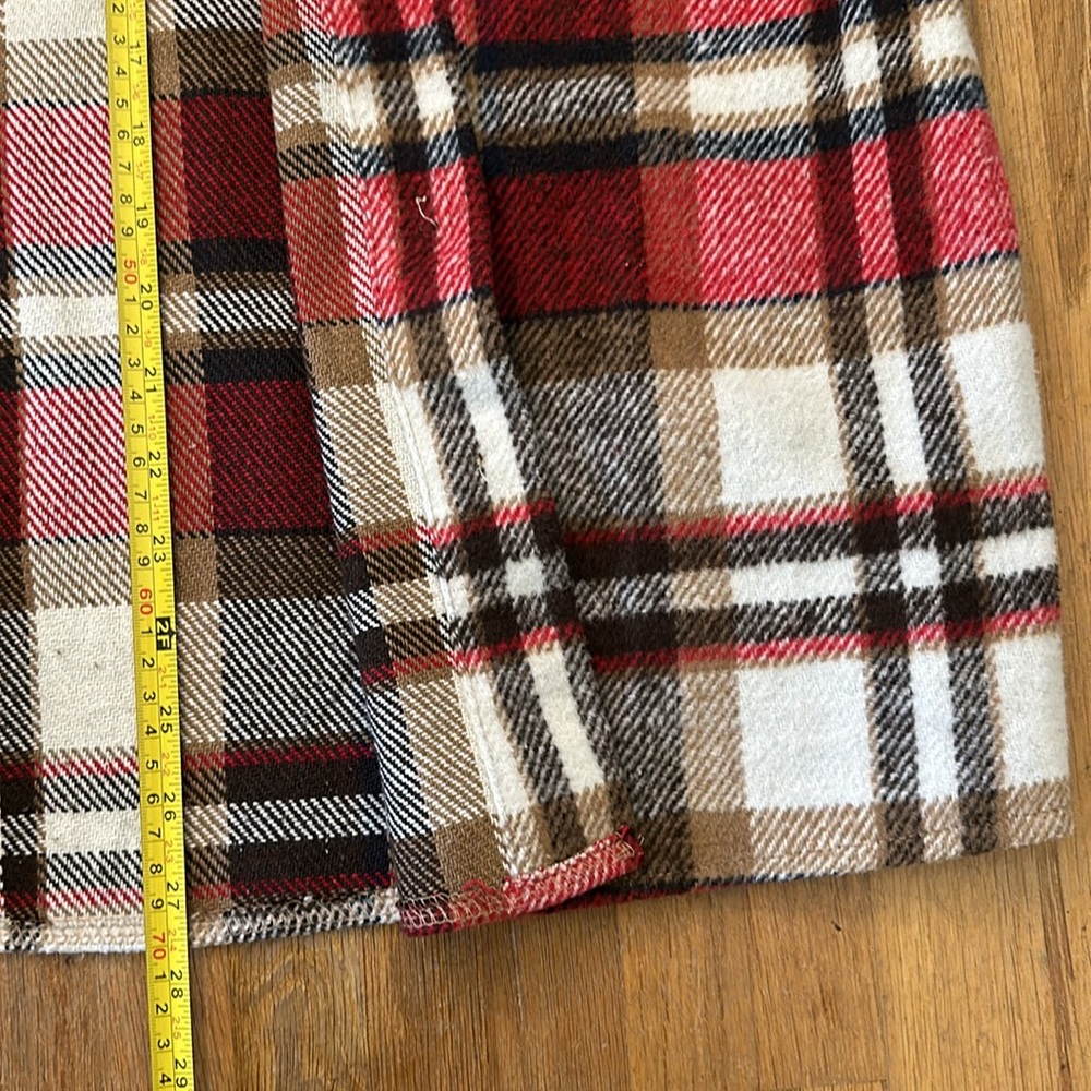 *last chance* Amazon Yeokou | Women’s red & white plaid shacket w/ buttons - Picture 9 of 16